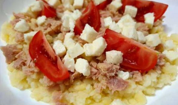 RECEPT: Brza salata s Gotes ribanom kašicom